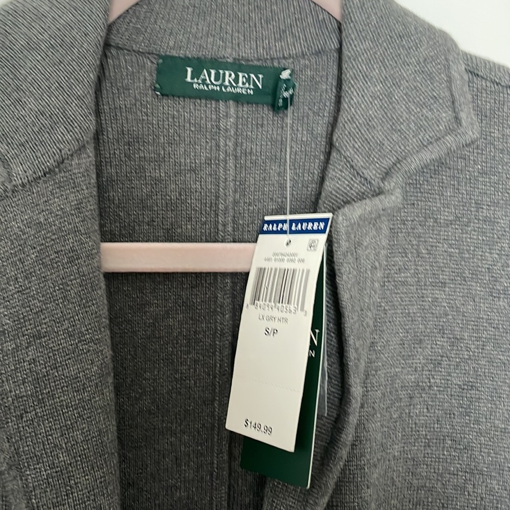 Women's Gray Blazer Ralph Lauren - Picture 2 of 3